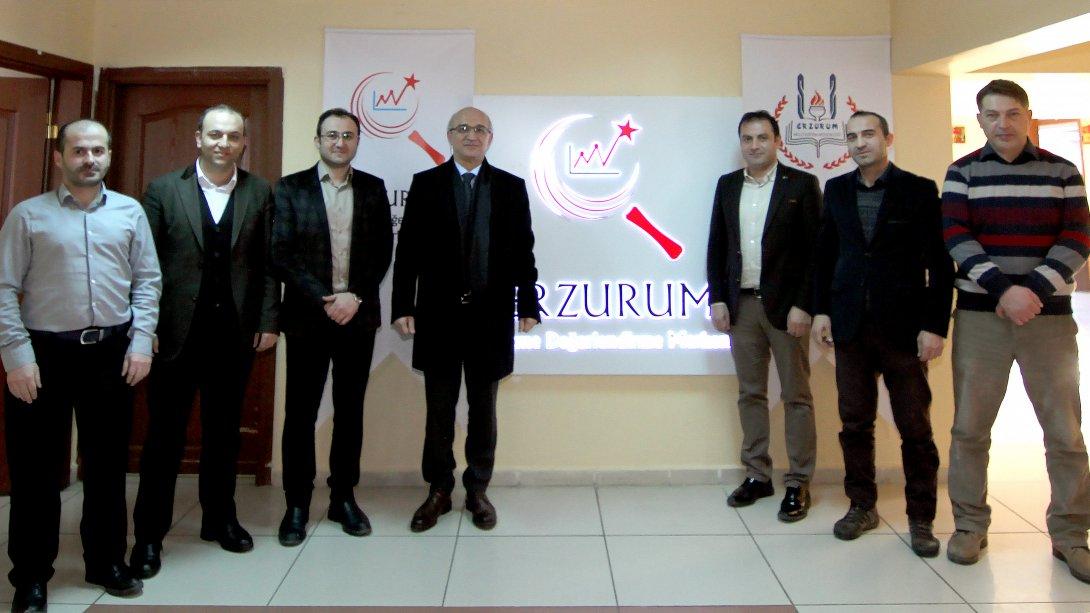 MEB Ölçme Değerlendirme ve Sınav Hizmetleri Genel Müdürü Dr. Sadri ŞENSOY Erzurumda
